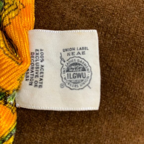 Vintage 60s 70s Vibrant Union Babydoll Dress Hippie Psychedelic Mod Flower Power - Picture 11 of 14